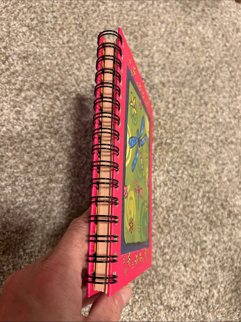 Vintage Children’s Dragonfly journal, sturdy spiral bound pages